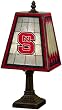 Memory Company NC State Wolfpack Art Glass Lamp
