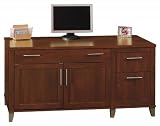 Bush Furniture Somerset 60 Wood Computer Credenza in Hansen Cherry