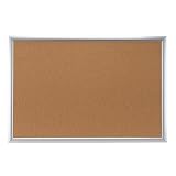 Aluminum Framed Cork Bulletin Board, 2W x3H CEBC2436AL