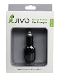 Jivo Motor Power Car Charger - USB Car Charger for iPod and iPhone
