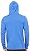 Yoga Clothing For You Mens Lightweight Long Sleeve Hoodie Tee Shirt, Large Black