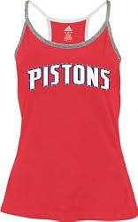 Detroit Pistons Women's adidas Strappy Tank