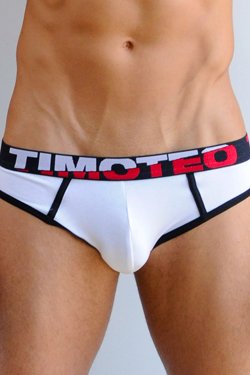 Timoteo Quake Jock Brief - White