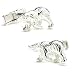 Polar Bear Sterling Silver Cufflinks Cuff Links