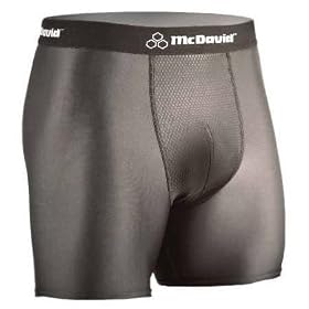 Buy McDavid Performance 6'' Inch Boxer Short With FlexCup Support - Black 9255