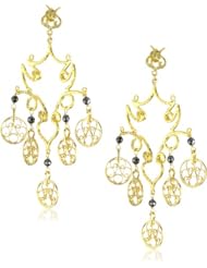 Azaara "Filigree" Floating Dream Catcher Earrings