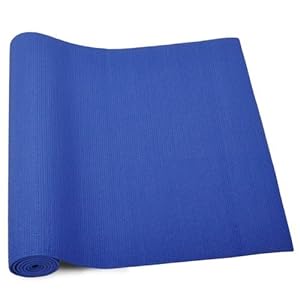 GOGO™ Premium 1/4 (8mm) Blue Yoga Mat, High Density Yoga Mat, Yoga Accessories