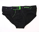 Diesel Men's Boxer Briefs Joexyw Green Black