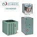 Rheem Complete Split System Gas Furnace 4 Ton 14.5 SEER 12 EER. RGPS Series 80 AFUE