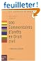 100 Commentaires d'arr�ts en Droit civil
