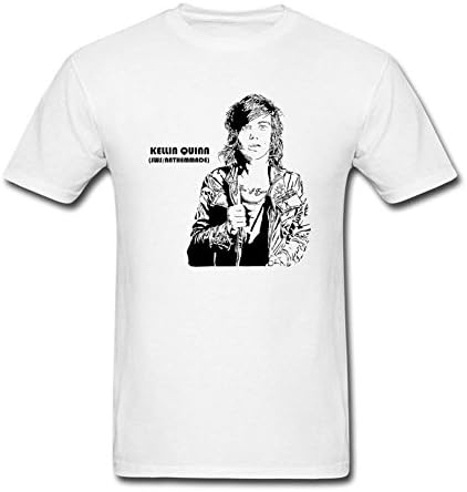 YLINMY Men's Kellin Quinn Sleeping With Sirens T-shirt Size S White