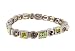 Bracelet - B220 - Swarovski (tm) Crystal Stones - Square and Round Style - Stretch ~ Olivine and Peridot (Greens) Mix