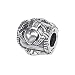 Zable(tm) Sterling Silver Claddaugh Bead / Charm