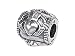 Zable(tm) Sterling Silver Claddaugh Bead / Charm