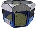 Pet Supplies : Ware Deluxe Pop Up Playpen Blue Large - 2081