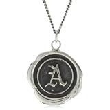 Pyrrha Wax Seals Initial A Silver 18 Chain