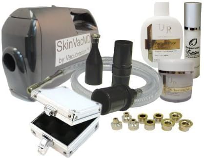 UltraRadiance: SkinVac MD Ultimate Pampering Package with Zen Vacuum, 12 Forever Diamond Tips, and 3 Premium Skin Care Products by UltraRadiance