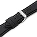 Hadley-Roma Men's MS3346RA 240 24-mm Genuine Silicone Diver Sport Watch Strap