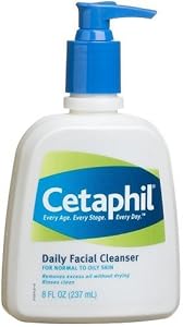 Cetaphil Daily Facial Cleanser, Normal to Oily Skin - 8 fl oz