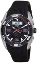 ESQ by Movado Men's 07301376 Octane Black Rubber Strap Black Carbon Fiber Dial Watch