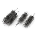 uxcell　チューブブラシ　スチールワイヤーパイプ管　直径 　40mm　スレッド　6mm 　5個入り