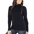 Mossimo&reg; Black: Ultrasoft Turtleneck Sweater - Ebony
