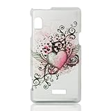 Talon Phone Shell for Motorola A955 Droid 2 (Grunge Heart)