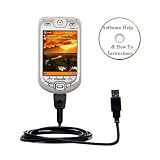 USB Sync Charge Cable for HTC Harrier with Bastens Help CD