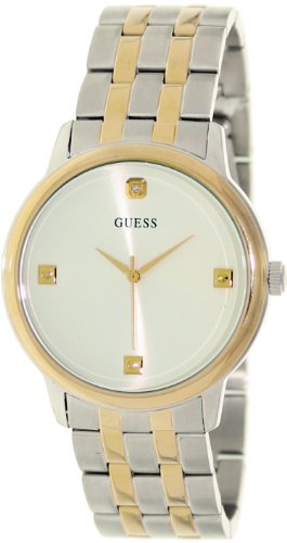 Guess Men's U11609G2 Two-Tone Stainless-Steel Quartz Watch with Beige Dial