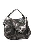 Just Cavalli by Roberto Cavalli Dark Silver Leather Large Handbag