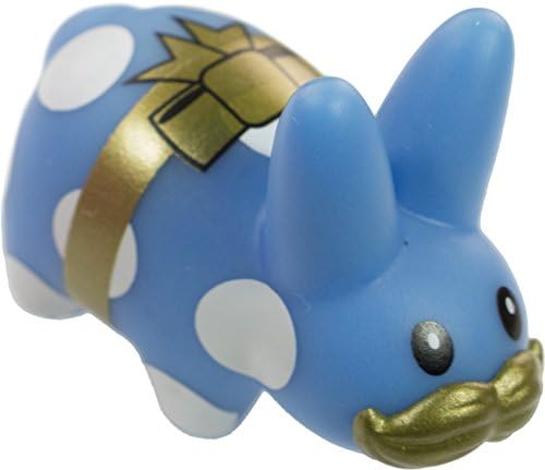 Labbit Blue w/ White Polka Dots: ~1.5" Personal Happiness Kozik x Kidrobot Smorkin Mini-Figure [Rare]
