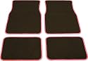 Car Mat Set 4pcs Pink