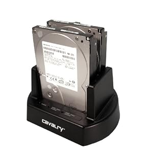 Cavalry CAHDD Series USB Dual-bay Dock and Two (2) 1 TB 3.5-Inch SATA Hard Drives--Bundle... by Cavalry