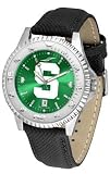 Michigan State Spartans Suntime Competitor Leather Anochrome Mens NCAA Watch