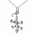 Sterling Silver Gecko Necklace