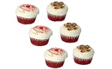 Red Velvet Rum & Classic Red Velvet Cupcakes - Gourmet 6 Count