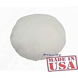 Mybecca - 16 x 16 ROUND Sham Stuffer Hypoallergenic Pillow Form Insert Polyester, Standard / White (Proudly Made in USA)