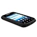 LG Optimus Elite LS696 Cell Phone Solid Black Silicon Skin Case