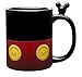 Zak Designs Porcelain Mug with Mickey Mouse Art and Figurine, BPA-free, 18 oz.