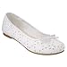 Girls' Xhilaration� Jossie Eyelet Ballet Flats - White