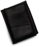 Levi's Men's Pepple Grain Leather Wallet, Black, One Size