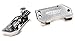 Integy RC Model Hop-ups T8663SILVER Billet Machined Front Caster Blocks 1/10 Traxxas Slash 2WD