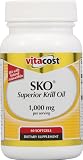 Vitacost SKO Superior Krill Oil - Compare to Neptune Krill Oil - NKO -- 1000 mg - 60 Softgels