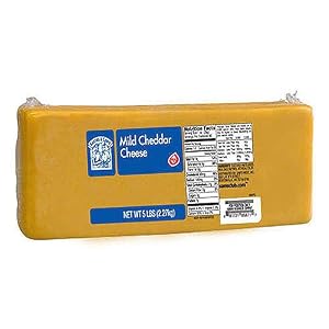 Bakers and Chefs Mild Cheddar Cheese - 5lbs by Bakers & Chefs