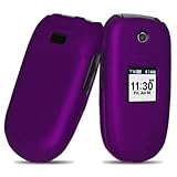 Purple Rubberized Hard Phone Cover for Samsung Gusto U360 Verizon