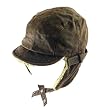 New Faux Leather Fur Trapper Trooper Hat * Brown * Medium / Large