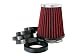 Eufab 17231 Sport-Luftfilter universell, dunkelrot, mit 6 Adaptern