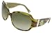 Coach Sunglasses, April S444, Striped Tortoise/ Grey Fade Lenses/ Crystal and Cloisonne Detail