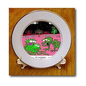Alien Newborns - 8 Inch Porcelain Plate