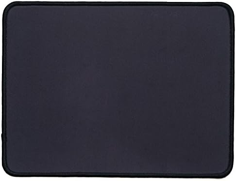 Grey Small Gaming Mouse Pad, Stitched Edges, Speed Silky Smooth Surface - 10.6"x8.6"x0.12"